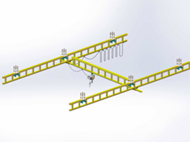 采用桁架式軌道的懸掛式起重機(jī)